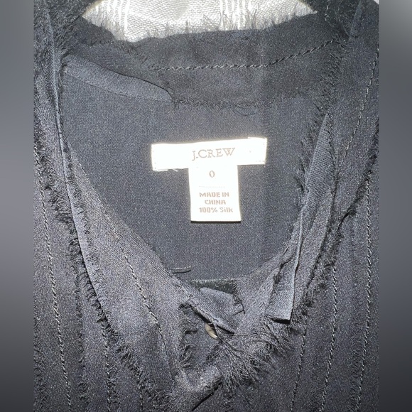 J Crew Button Up Sleeveless Top with Tie Detail - Picture 4 of 4